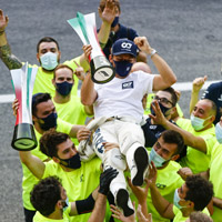 Gasly wins Italian GP